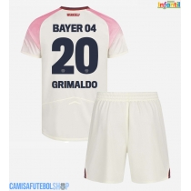 Camisa de time de futebol Bayer Leverkusen Alejandro Grimaldo #20 Replicas 2º Equipamento Infantil 2025-26 Manga Curta (+ Calças curtas)